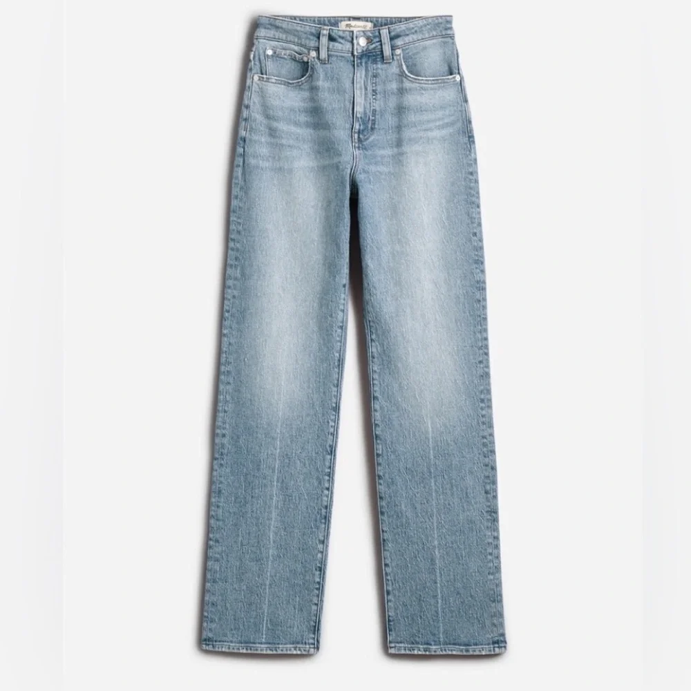 Madewell The '90s Straight Jean in Rondell Wash: Crease Edition SZ 30 - Picture 2 of 9